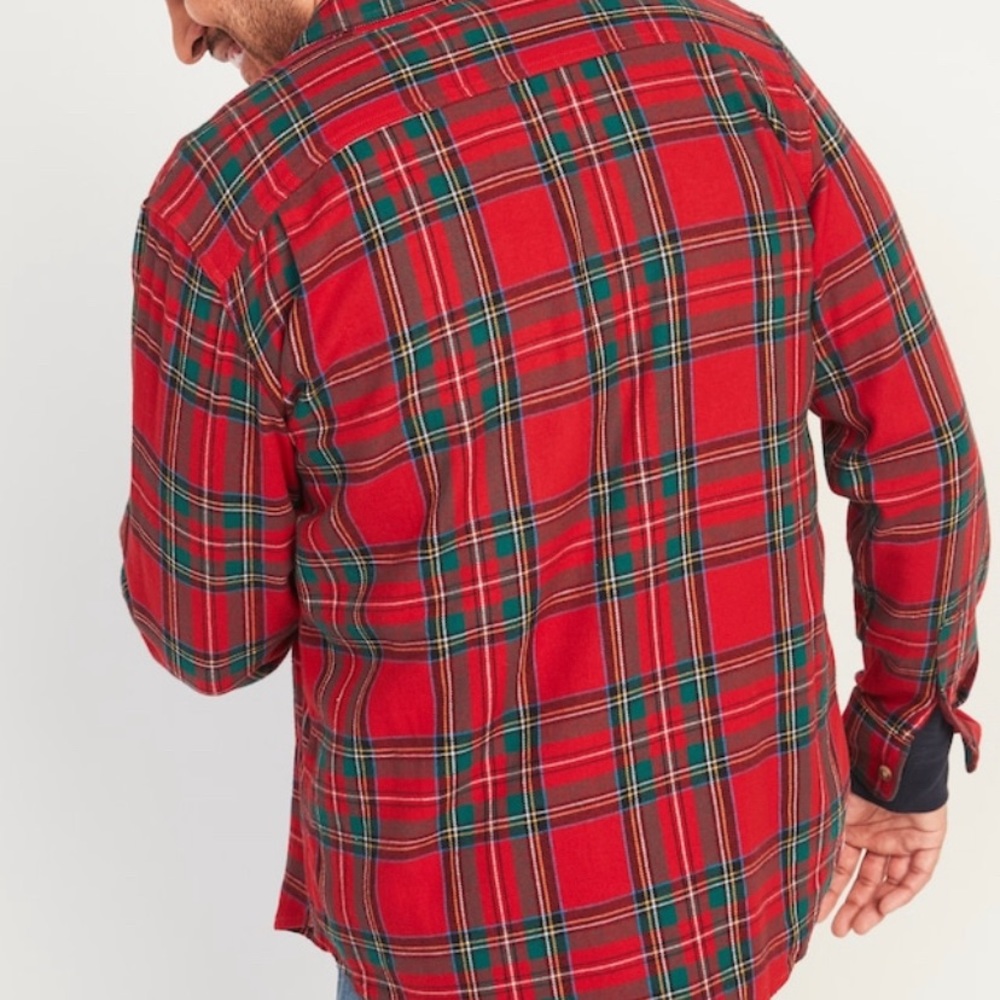 NWT Men’s Old Navy Built-In Flex Flannel Shirt - Picture 3 of 6